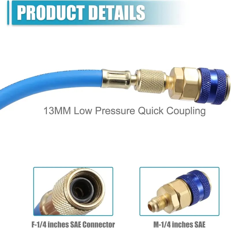 30ml AC Oil & Dye Injector Kit â€?Quick Connect for Automotive & HVAC Systems