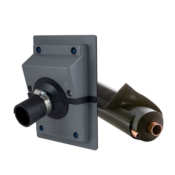 HVAC Wall Penetration & Line-Set Cover Kit â€?Retrofit Finish Solution