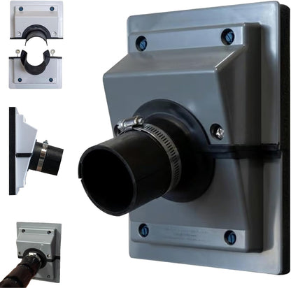 HVAC Wall Penetration & Line-Set Cover Kit â€?Retrofit Finish Solution