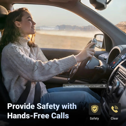Upgrade Your Drive Instantly â€?Bluetooth 6.0 AUX Wireless Audio Receiver with Hands-Free Calling